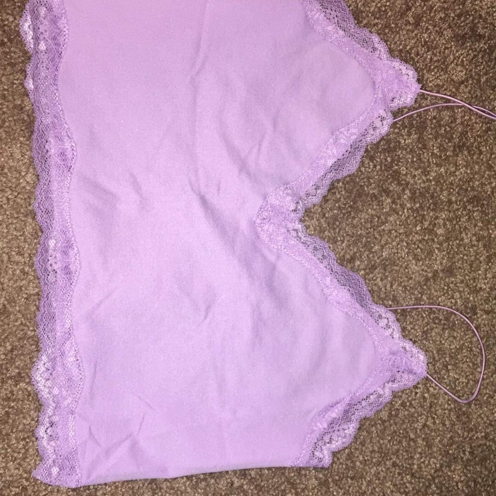 Purple crop top